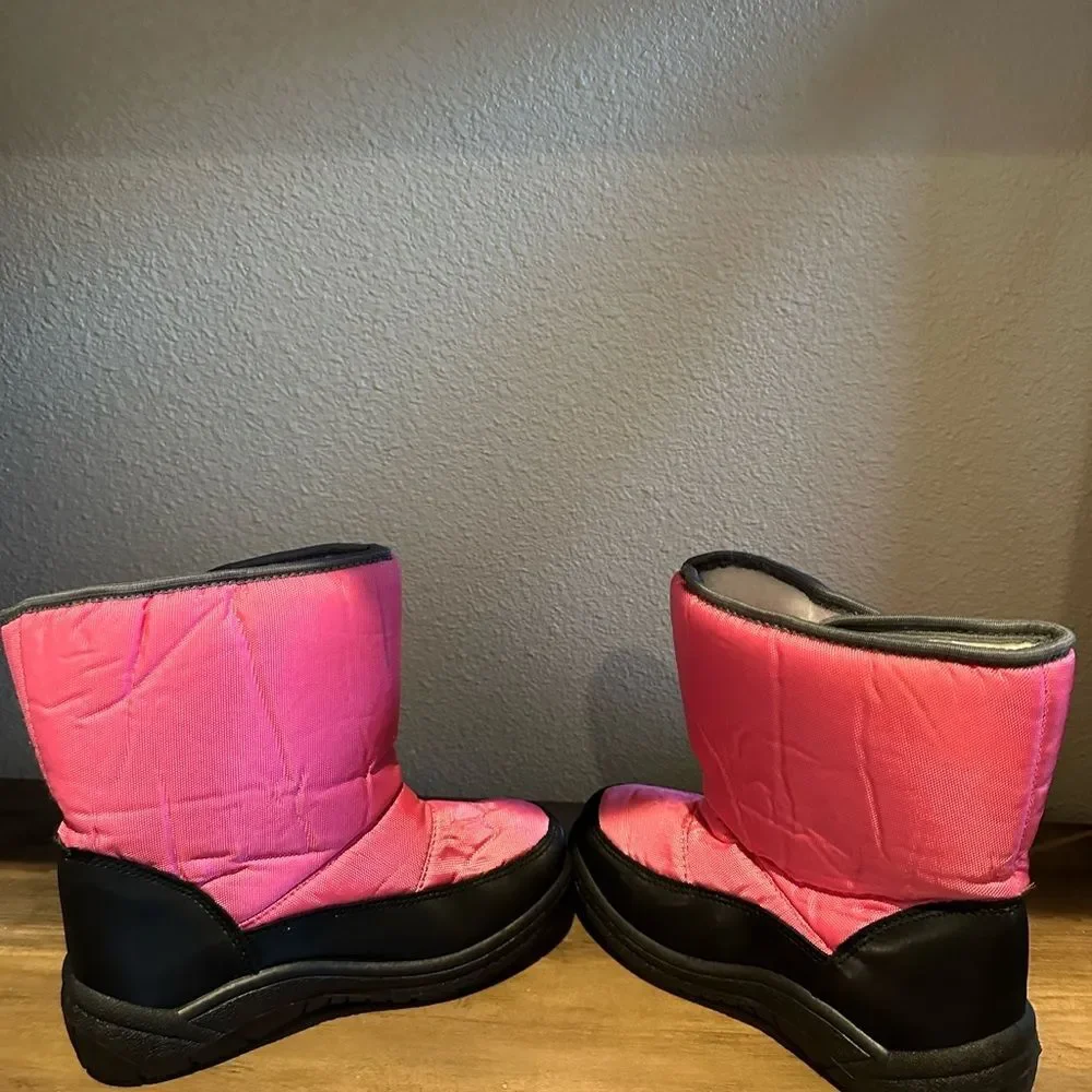 NWOT Big 5 Pink & Black Snow Toddler Girl Boot Size 3
